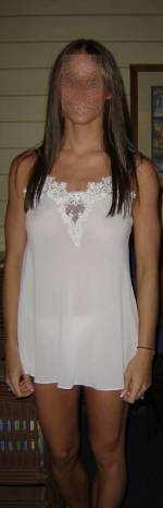 Exactly the nightie she was wearing