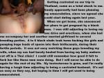 Husband helplessly watches breeding.