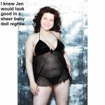 Jen looks good in lingerie Jen looks good in lingerie