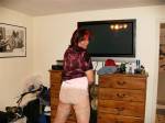 showing my panties for my GF's lover