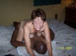 Grinning at her sub hub with a BBC stuffed up her cunt