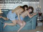 a show for her boyfriend