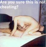 not cheating not cheating