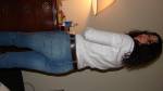 back view of ass in white blousse