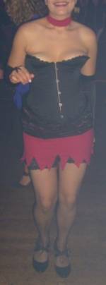 Dancing at a club at Halloween