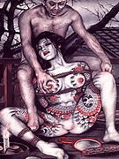Japanese slaves skilfully tied