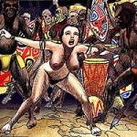 Busty gals getting wild slave trained