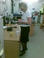 pretending to be her lovers secretary