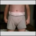 Underwear over diaper