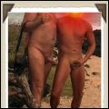 My wife found these 2 guys on a nude beach....