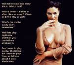 Yeah sissy theree will be planty of time to think about it. Yeah sissy theree will be planty of time to think about it.