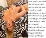 wife telling all