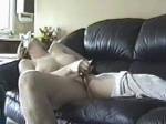 mom on the couch