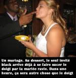 a la fete de son propre mariage !