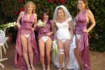 bride and bridesmaids