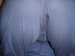 What her pants looked like when she was bent over