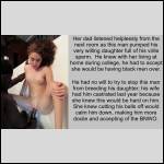 Her dad was castrated and listened helplessly from the other room.
