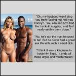 "No, my husband won't stop you from fucking me."