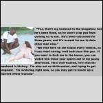 "I'm ovulating; you may get to knock up a married white woman!"