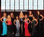 Pageant Contestants' Thoughts