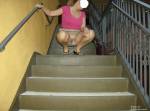 Slutwife squatting and baring her cunt