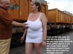 The men at the train yard grope my wife.