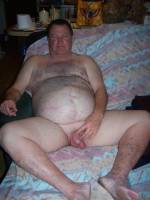 cuckold wayne showing his fat naked body and little useless sissy peni