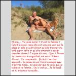 Mater un couple sur la plage c’est sympa… Quand c’est ta femme