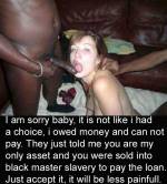 Sold for debt into Black Master slavery.