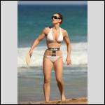 Female Chastity at the beach #2