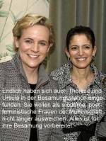 Therese und Ursula melden sich in der Besamungsstation