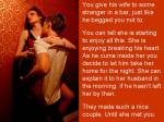 Giving her away