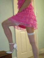 Me in my favourite pink dress