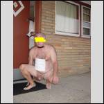 Being exposed outside the motel room