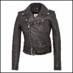 5) Leather biker jacket