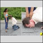 She told him to get rid of the gum