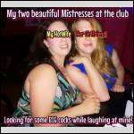 MY Mistress-HotWife and her beastie looking for real men at the clubs