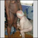 Interracial Gay Mature Blowjob