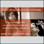we are married for God's sake