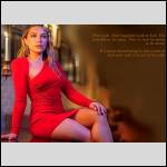 There is something special about a woman in a red dress. There is something special about a woman in a red dress.