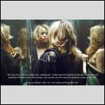 Discovering herself.