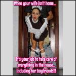 Good sissy cuckolds take care of EVERYTHING for their wives 😊😊�