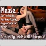 Sissy-cuckold's are experts at begging!!! 😉