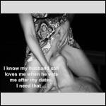 It’s my reward for her fantastic evening
