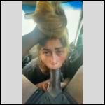 in the car
