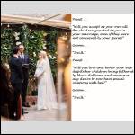 your bride laughs in her bright, clear voice